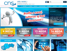 Tablet Screenshot of cns-net.sk
